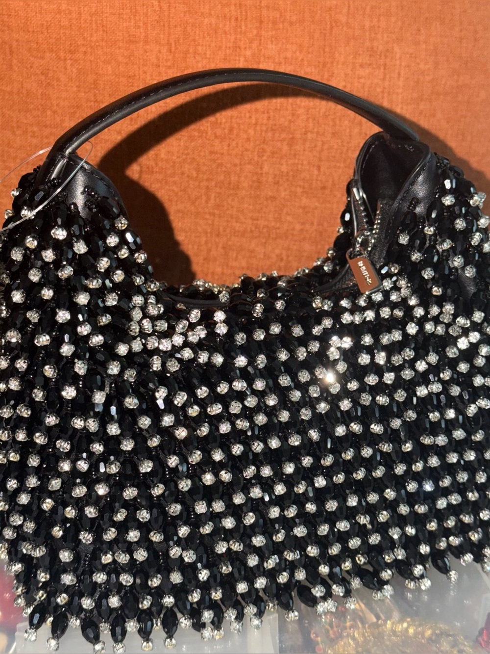 ABSOLUTE STUNNER NWT Michael Kors Handbag HAND BEADED **(see the video)